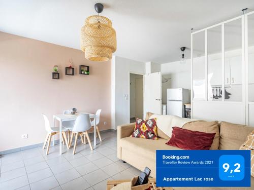 Appartement Lac rose - Parking, Métro, jusqu'à 4 personnes
