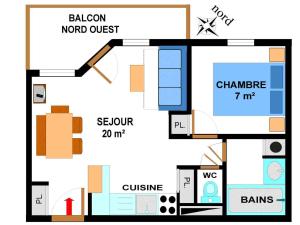 Appartement Lanslevillard, 2 pièces, 4 personnes - FR-1-508-119
