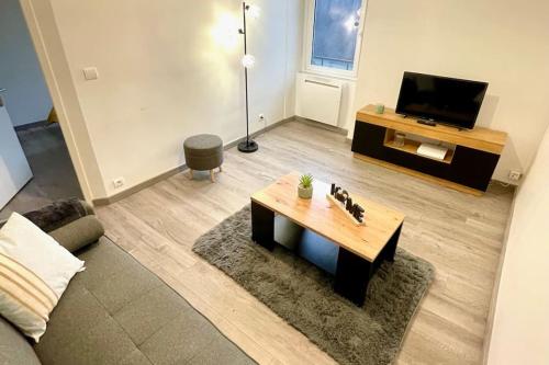 Appartement le Rhôn'ain - Vue Rhône - Lit Queen size