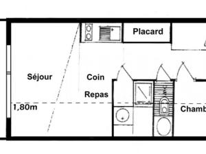 Appartement Appartement Les Saisies, 2 pièces, 4 personnes - FR-1-293-210 Chemin Du Cristal -  - 73620 Les Saisies Rhône-Alpes