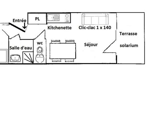 Appartement Les Saisies, 2 pièces, 4 personnes - FR-1-594-128