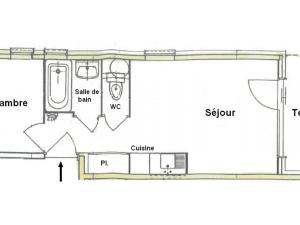 Appartement Appartement Les Saisies, 2 pièces, 5 personnes - FR-1-293-196 27/35 Rue De La Traie -  - 73620 Les Saisies Rhône-Alpes