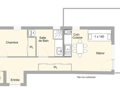 Appartement Les Saisies, 2 pièces, 5 personnes - FR-1-594-137