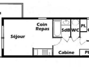 Appartement Appartement Les Saisies, 2 pièces, 6 personnes - FR-1-293-105 240 Chemin Cristal -  - 73620 Les Saisies Rhône-Alpes