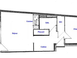 Appartement Appartement Les Saisies, 2 pièces, 6 personnes - FR-1-293-219 Rue Des Moliettes -  - 73620 Les Saisies Rhône-Alpes