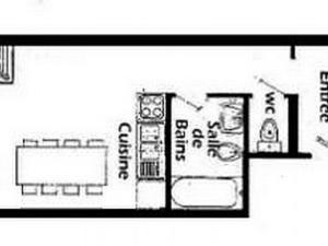 Appartement Les Saisies, 2 pièces, 6 personnes - FR-1-293-93