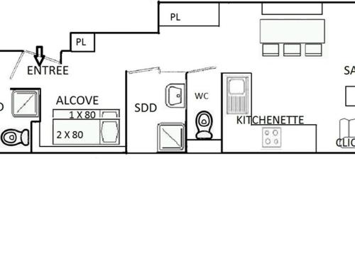 Appartement Les Saisies, 2 pièces, 7 personnes - FR-1-594-227