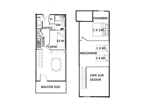 Appartement Les Saisies, 2 pièces, 8 personnes - FR-1-594-50