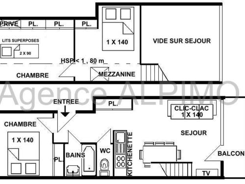 Appartement Les Saisies, 3 pièces, 8 personnes - FR-1-594-45