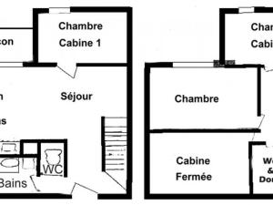 Appartement Les Saisies, 4 pièces, 8 personnes - FR-1-293-59