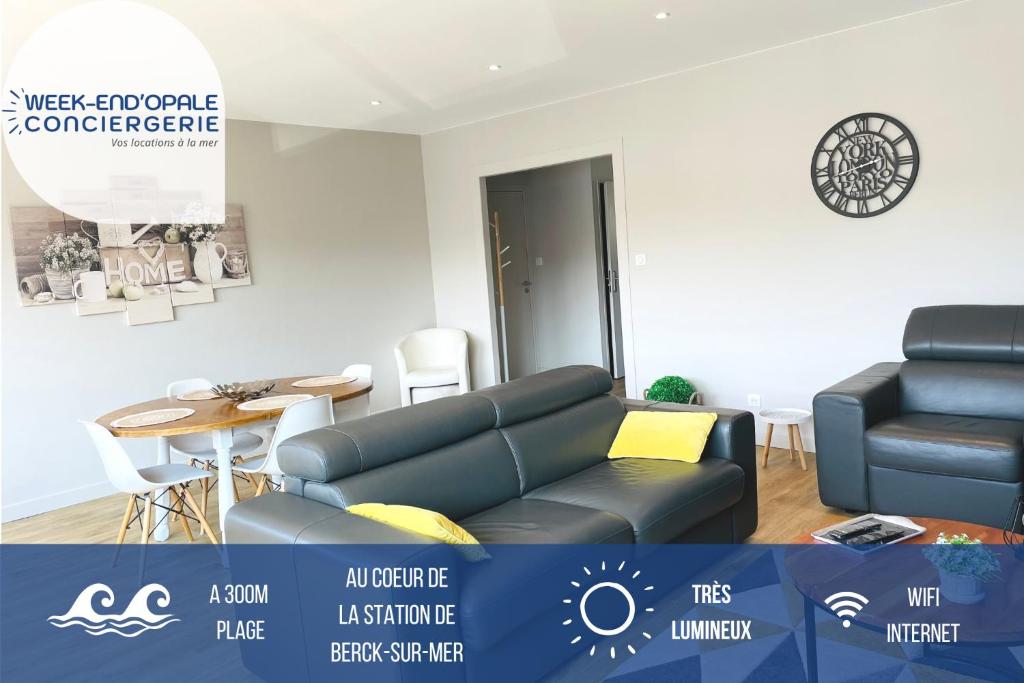 Appartement lumineux à 300m de la mer 13 Rue Léonie Duplais, 62600 Berck-sur-Mer