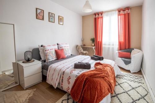 Appartement lumineux/Proche hôpital/Vieux Tours/Parking