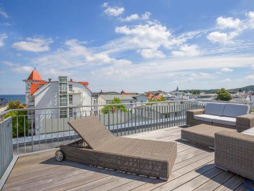 Appartement mit 2 Schlafzimmern, Terrasse und Balkon DR 434