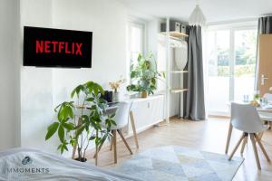 Appartement mit Netflix, Boxspringbett & Terrasse WE 17
