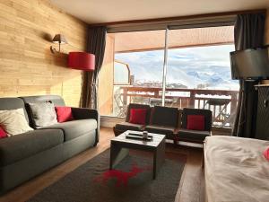 Appartement plein sud, au pied des pistes, vue imprenable
