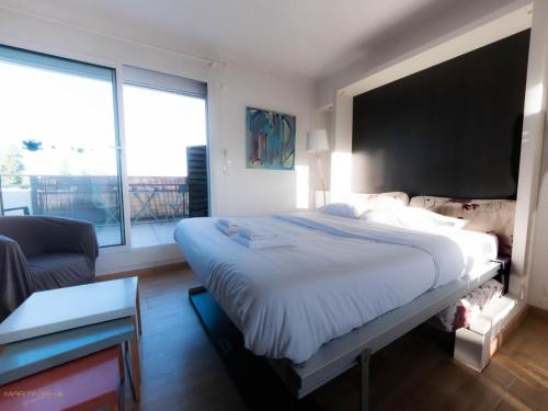 Appartement privé - Grand studio - 2 terrasses et vue imprenable