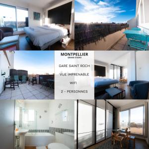 Appartement privé - Grand studio - 2 terrasses et vue imprenable