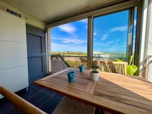 Appartement refait à neuf entre la lagune et la mer, direct plage vue mer & piscine