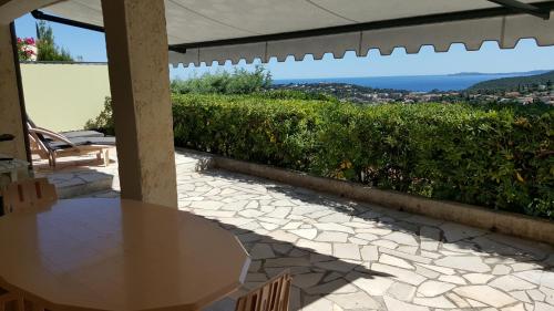 APPARTEMENT REZ DE JARDIN DANS VILLA VUE MER