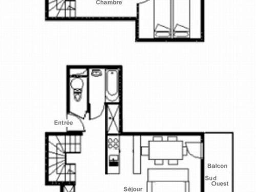 Appartement Saint-Martin-de-Belleville, 2 pièces, 6 personnes - FR-1-344-1003