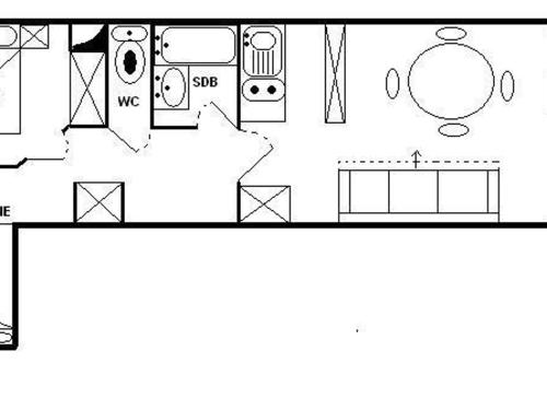 Appartement Saint-Martin-de-Belleville, 2 pièces, 6 personnes - FR-1-344-296