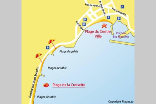 Appartement sainte maxime - 2 min de la mer