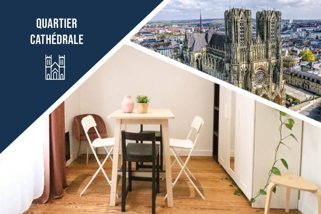 Appartement Scandinave proche Cathédrale 116 Rue de Vesle, 51100 Reims