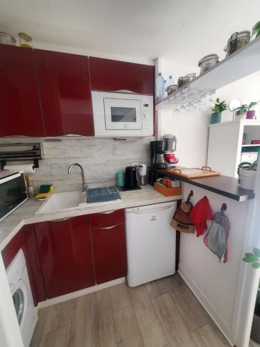 Appartement studio 4 personnes avec jardinet