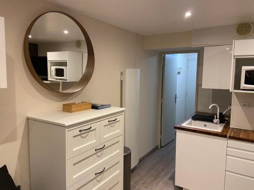 Appartement Studio rénové le Corbier 4 personnes 22m2 domaine les Sybelles Classé 2 étoiles label qualité le corbier