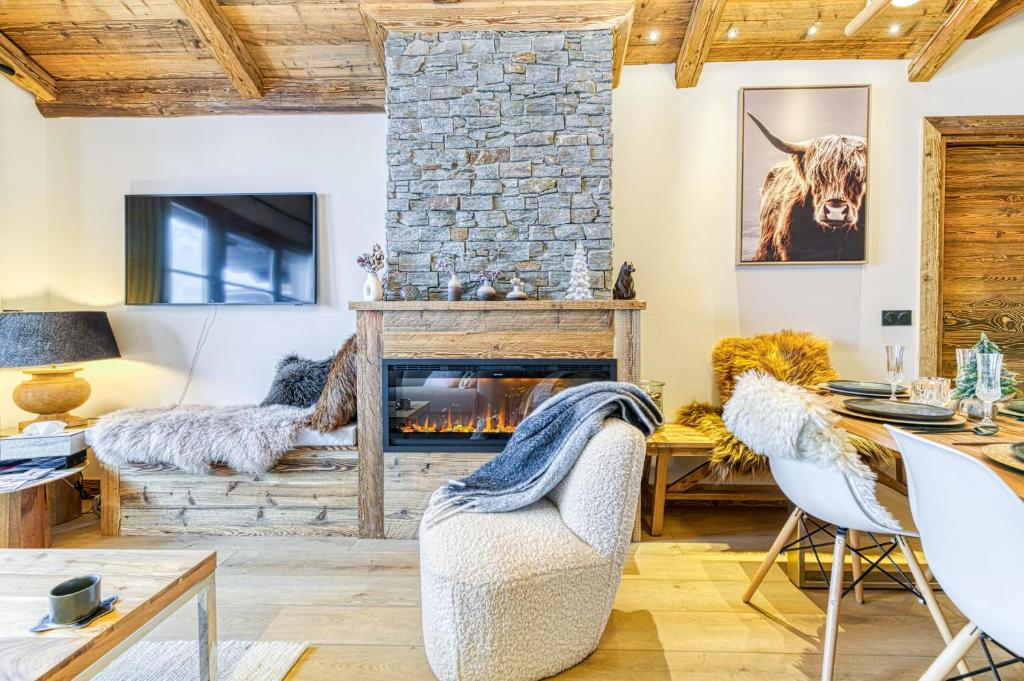 Appartement Appartement style chalet 5* vue Mont-Blanc - Arc 1950 Arc 1950 Le village 73700 Arc 1950