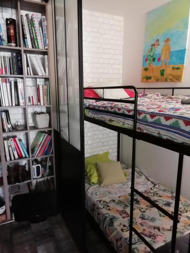 APPARTEMENT STYLE INDUSTRIEL + TERRASSE +JARDIN SUR LA MARINA CANET PLAGE 4 PERS