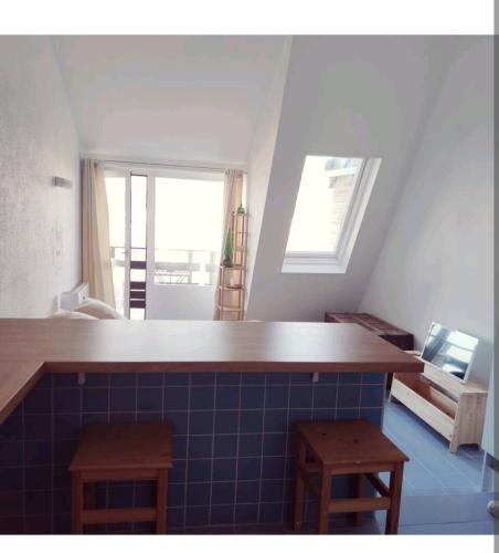 appartement sur la mer avec balcon