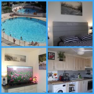 Appartement T2, 3 étoiles, 40m2 ,parking privé, Mer 300m, Wifi, Piscines, très propre, Ascenseurs, en étage