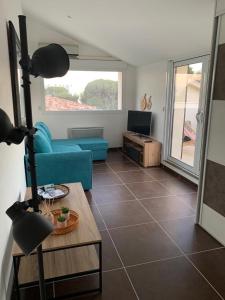 Appartement T2 avec grande terrasse vue mer