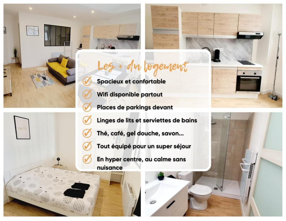 Appartement Appartement T2 ** Le Wlérick ** Hyper centre ** 12 Rue Robert Wlerick appt 1 40000 Mont-de-Marsan