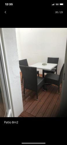 appartement t3 avec patio à 300m de la plage