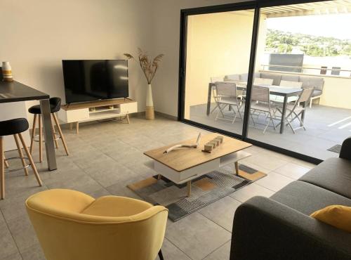 Appartement T3 de standing, vue mer - Porticcio