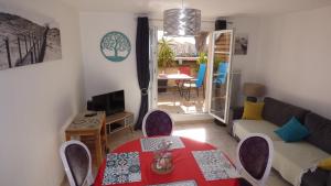 Appartement T3 duplex, piscine, Narbonne Plage