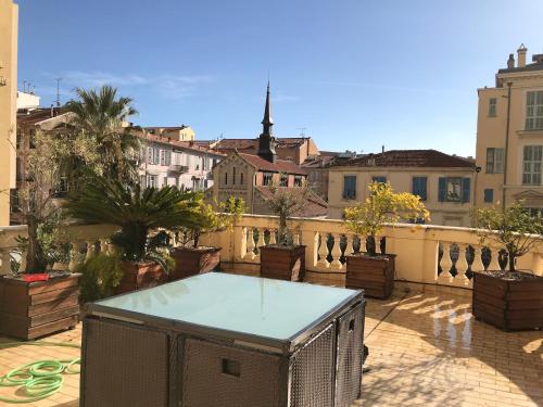 Appartement terrasse dans palace Belle Epoque