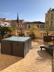 Appartement terrasse dans palace Belle Epoque