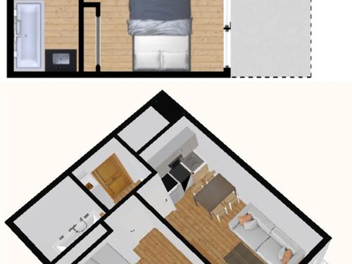 Appartement Val-d'Isère, 2 pièces, 4 personnes - FR-1-694-207