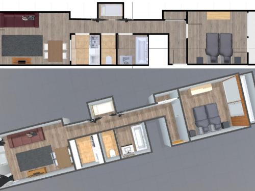 Appartement Val-d'Isère, 2 pièces, 4 personnes - FR-1-694-260
