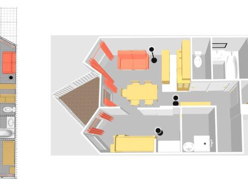 Appartement Val-d'Isère, 2 pièces, 6 personnes - FR-1-694-227