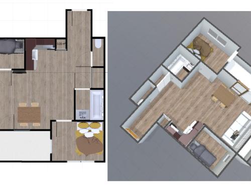 Appartement Val-d'Isère, 3 pièces, 4 personnes - FR-1-694-140