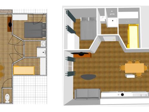 Appartement Val-d'Isère, 3 pièces, 4 personnes - FR-1-694-188