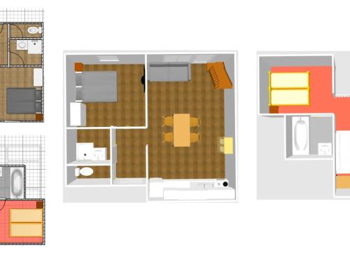 Appartement Val-d'Isère, 3 pièces, 4 personnes - FR-1-694-64