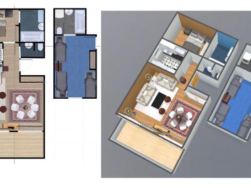 Appartement Val-d'Isère, 3 pièces, 5 personnes - FR-1-694-248