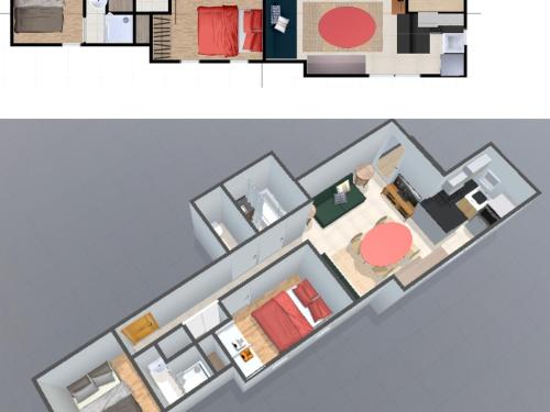 Appartement Val-d'Isère, 3 pièces, 5 personnes - FR-1-694-41