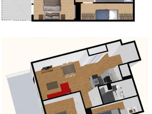 Appartement Val-d'Isère, 3 pièces, 6 personnes - FR-1-694-100