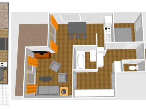 Appartement Val-d'Isère, 3 pièces, 6 personnes - FR-1-694-24